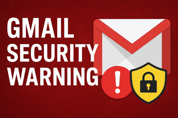 Gmail security warning